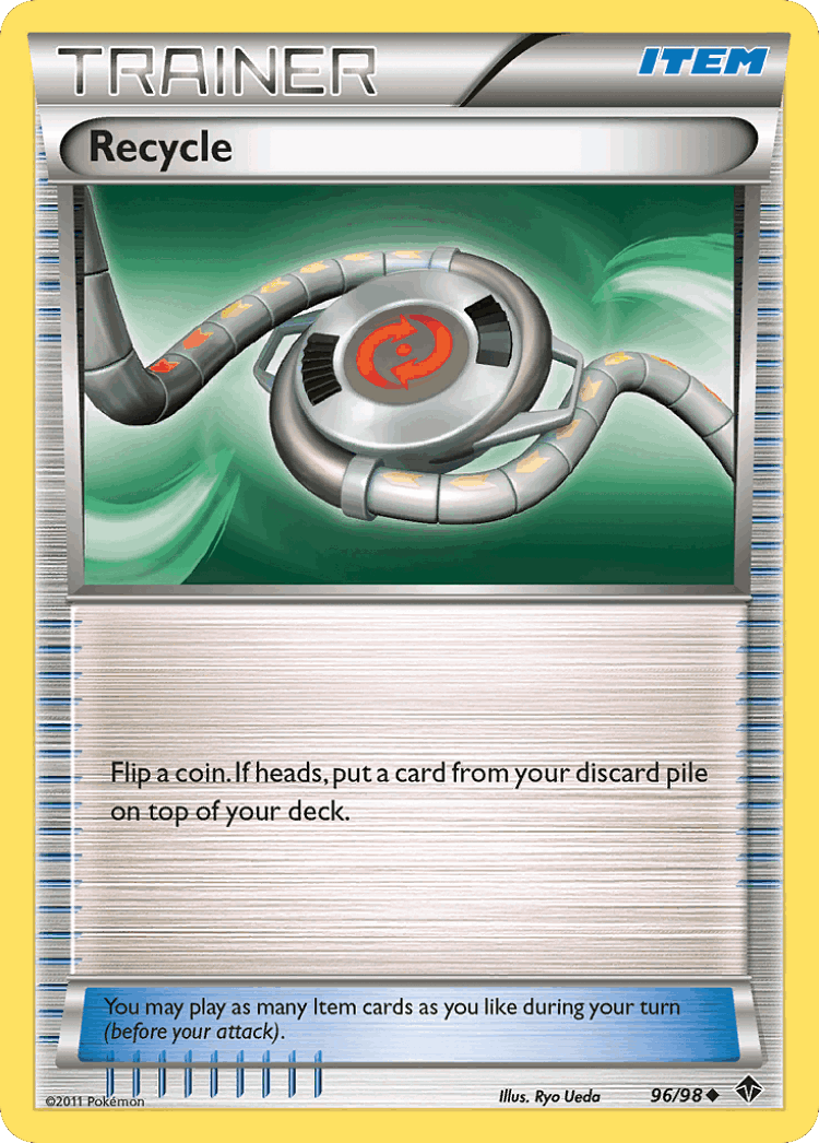 Recycle #96 from Emerging Powers - Uncommon - Illustrated by Ryo Ueda