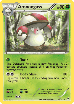 Amoonguss Pokémon TCG card art