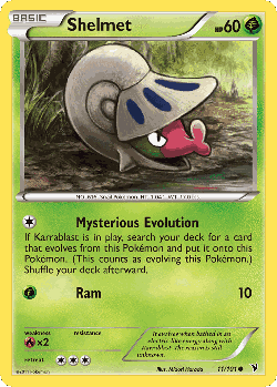 Shelmet Pokémon TCG card art