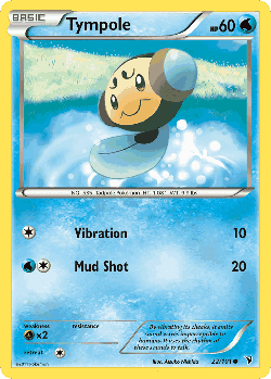 Tympole Pokémon TCG card art