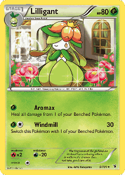 Lilligant Pokémon TCG card art