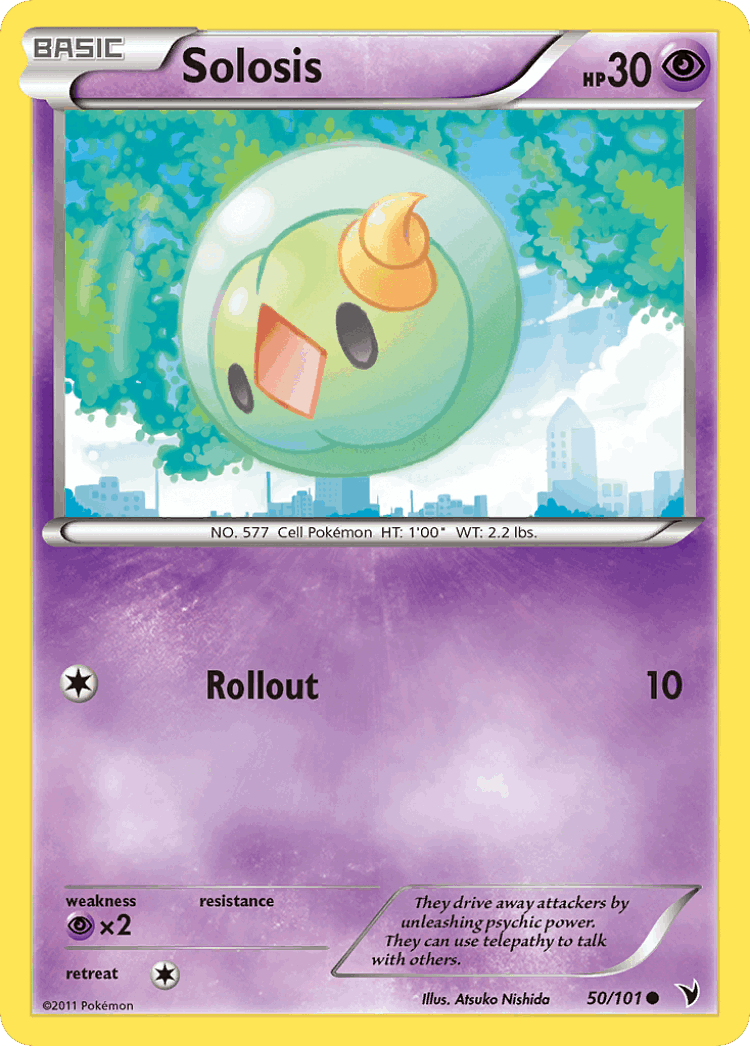 Solosis #50 from Noble Victories - Common - Illustrated by Atsuko Nishida