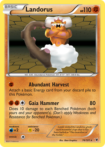 Landorus 74, Noble Victories
