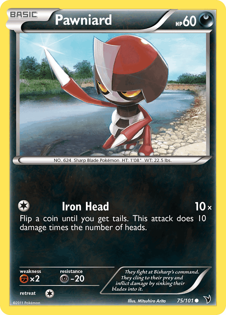 Pawniard #75 from Noble Victories - Common - Illustrated by Mitsuhiro Arita