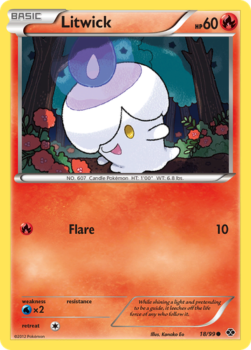Litwick #18 from Next Destinies - Common - Illustrated by Kanako Eo