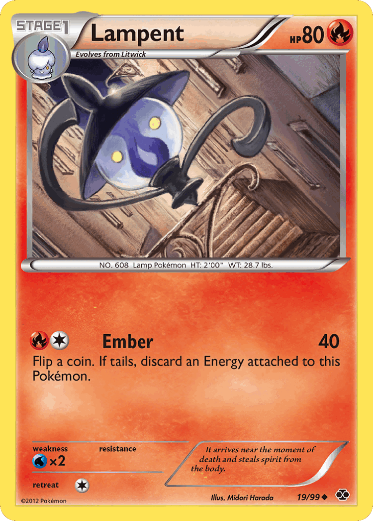 Lampent #19 from Next Destinies - Uncommon - Illustrated by Midori Harada