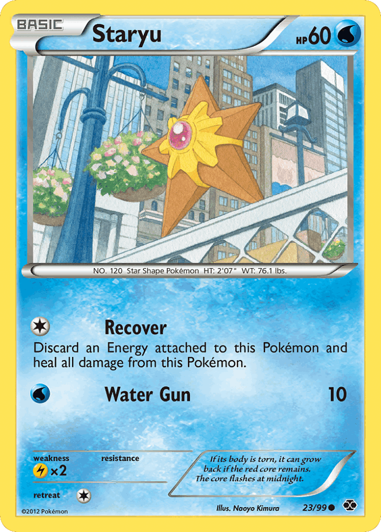 Staryu #23 from Next Destinies - Common - Illustrated by Naoyo Kimura