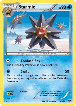 Starmie Pokémon TCG card art