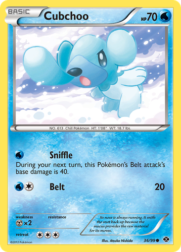 Cubchoo 36, Next Destinies