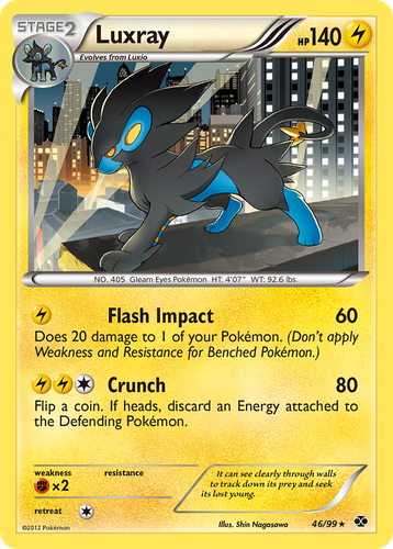 Luxray 46, Next Destinies