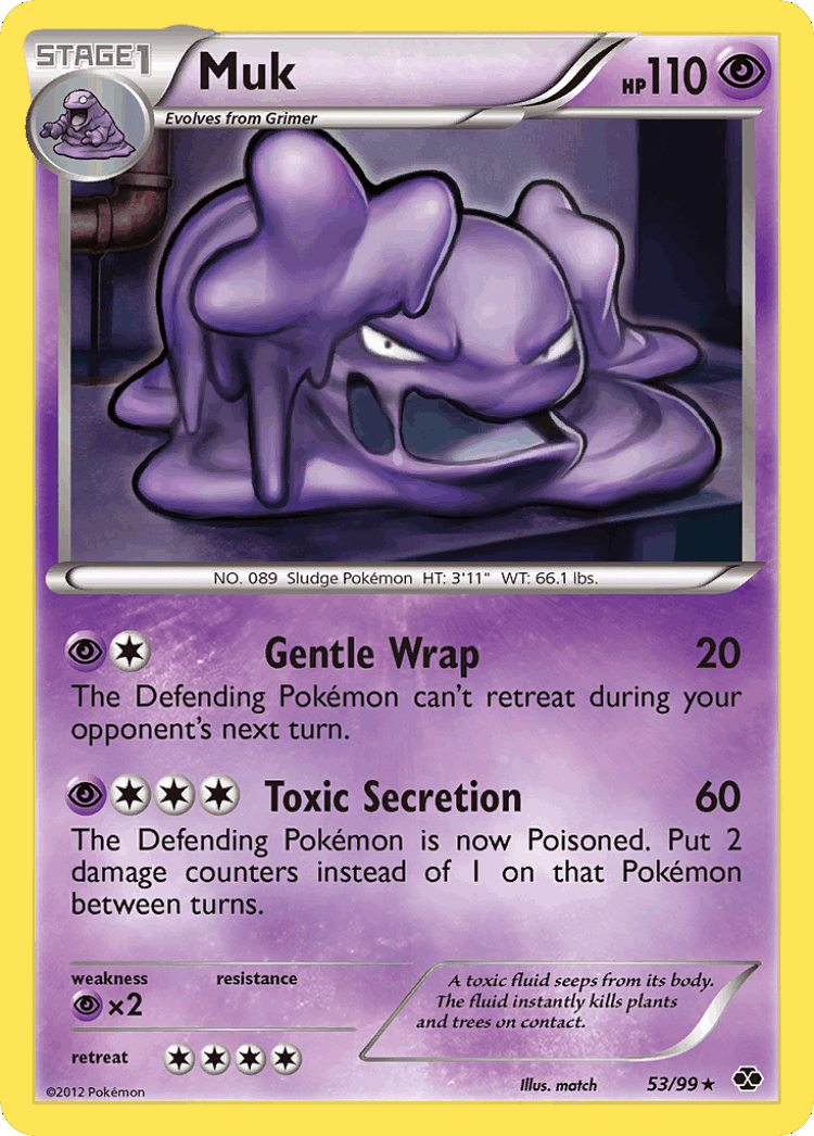 Muk #53 from Next Destinies - Rare - Illustrated by match