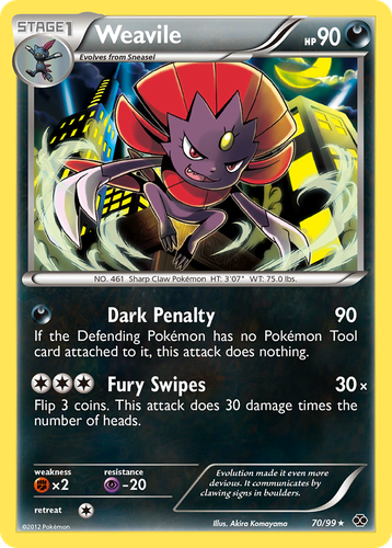 Weavile 70, Next Destinies