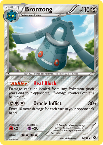 Bronzong 76, Next Destinies
