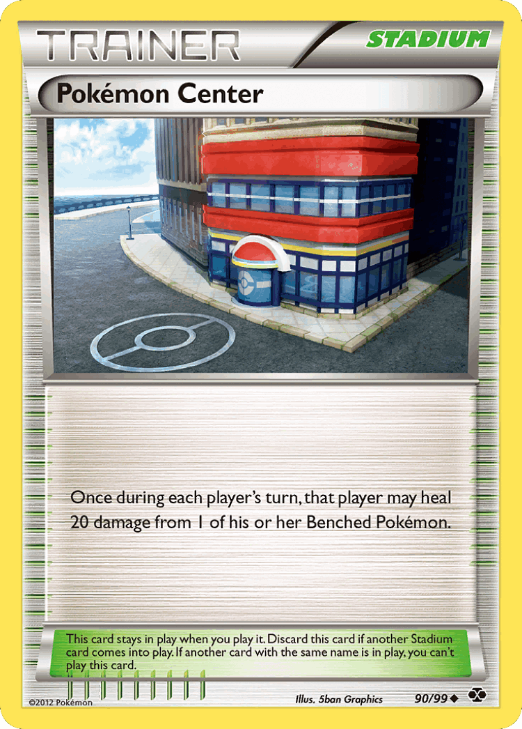 Pokémon Center #90 from Next Destinies - Uncommon - Illustrated by 5ban Graphics