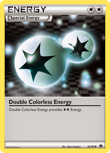 Double Colorless Energy #92 from Next Destinies - Uncommon - Illustrated by 5ban Graphics