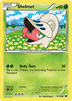 Shelmet Pokémon TCG card art