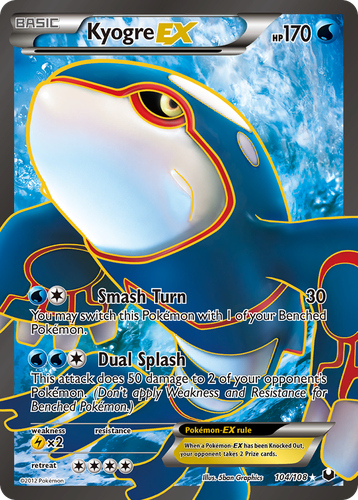 Kyogre-EX 104, Dark Explorers