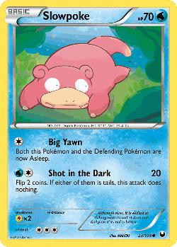 Slowpoke Pokémon TCG card art
