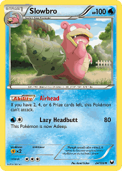 Slowbro Pokémon TCG card art