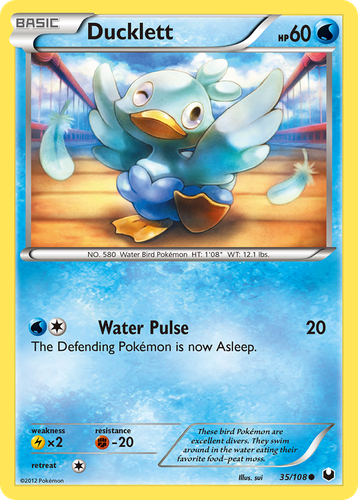Ducklett #35 from Dark Explorers - Common - Illustrated by sui