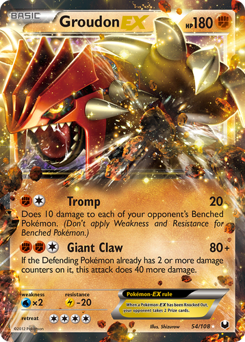 Groudon-EX 54, Dark Explorers