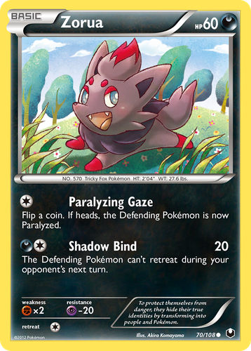 Zorua 70, Dark Explorers