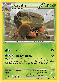 Crustle Pokémon TCG card art