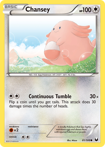 Chansey 81, Dark Explorers