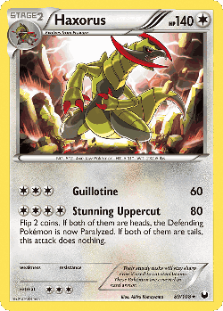 Haxorus 89, Dark Explorers