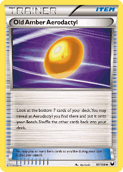 Old Amber Aerodactyl 97, Dark Explorers