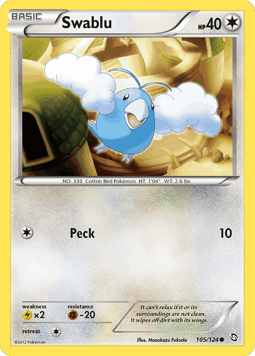 Swablu #105 from Dragons Exalted - Common - Illustrated by Masakazu Fukuda