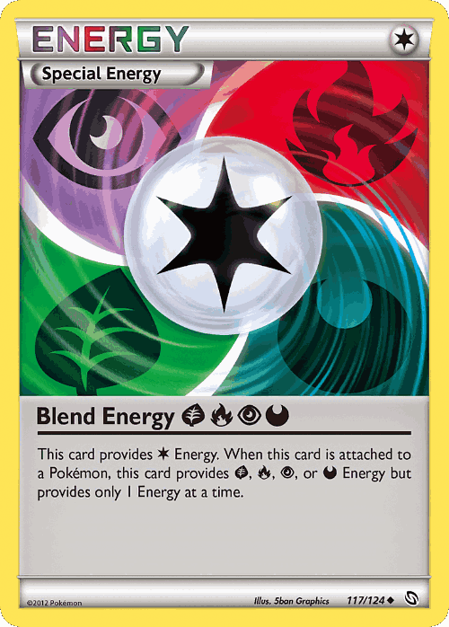Blend Energy GrassFirePsychicDarkness 117, Dragons Exalted