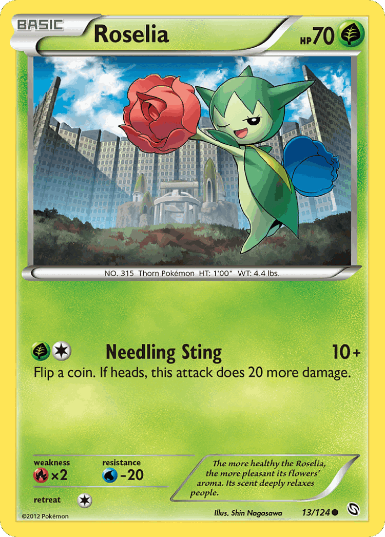 Roselia #13 from Dragons Exalted - Common - Illustrated by Shin Nagasawa