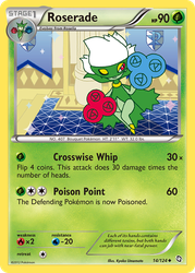 Roserade Pokémon TCG card art