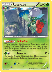 Roserade Pokémon TCG card art