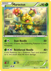 Maractus Pokémon TCG card art
