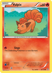 Vulpix Pokémon TCG card art