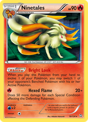 Ninetales Pokémon TCG card art