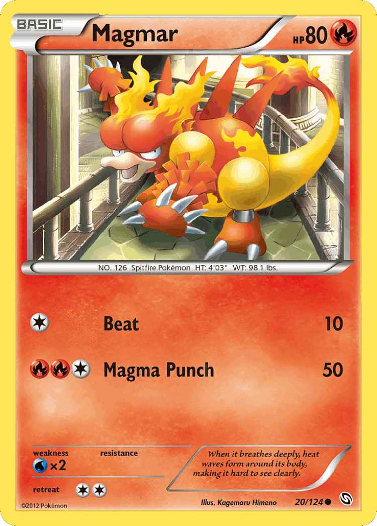 Magmar #20 from Dragons Exalted - Common - Illustrated by Kagemaru Himeno