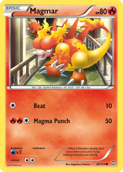 Magmar Pokémon TCG card art