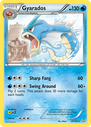 Gyarados Pokémon TCG card art