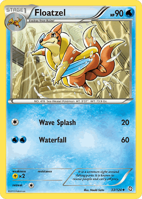 Floatzel 33, Dragons Exalted