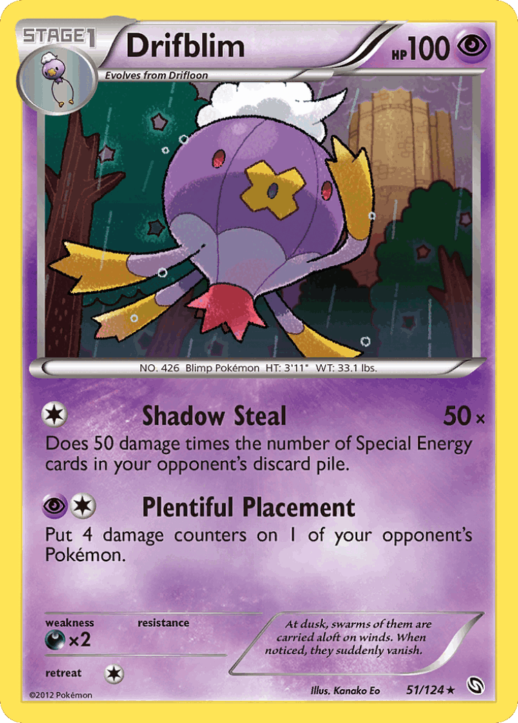 Drifblim #51 from Dragons Exalted - Rare - Illustrated by Kanako Eo