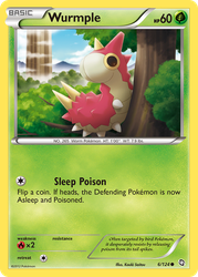 Wurmple Pokémon TCG card art