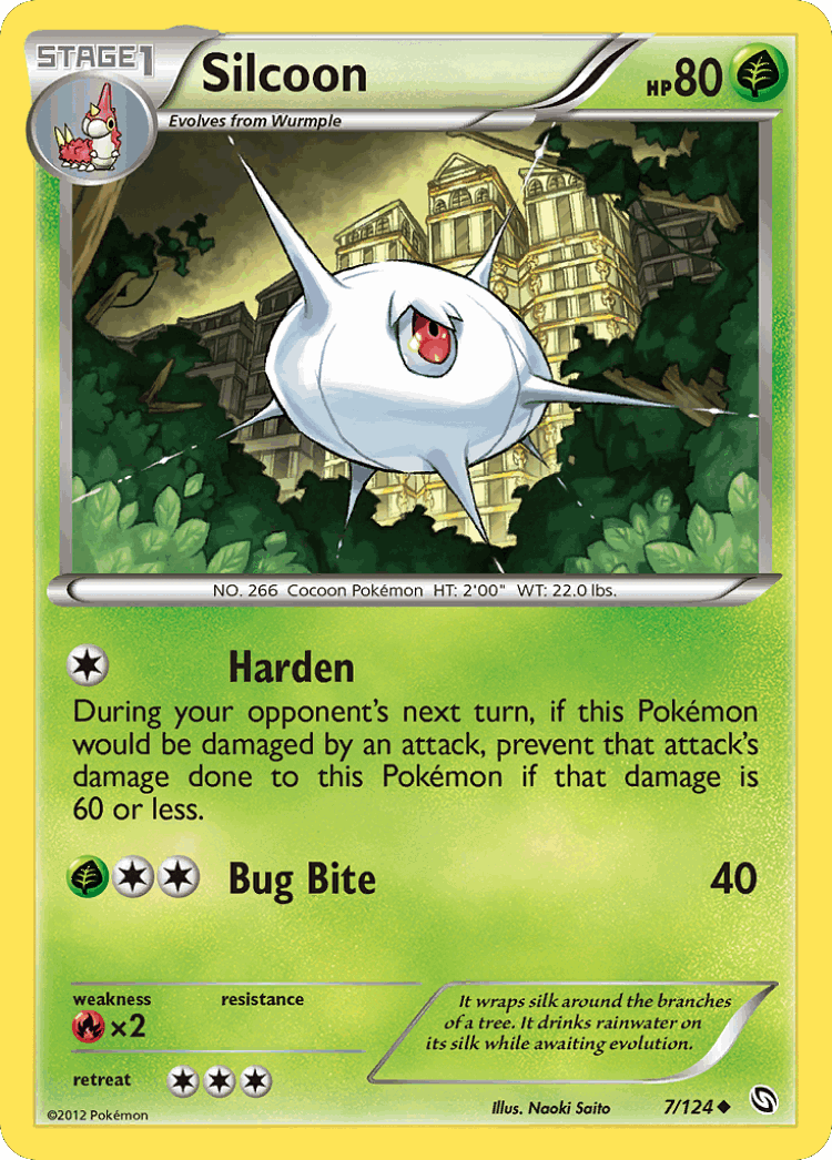 Silcoon #7 from Dragons Exalted - Uncommon - Illustrated by Naoki Saito