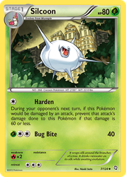 Silcoon Pokémon TCG card art