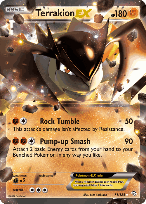 Terrakion-EX 71, Dragons Exalted