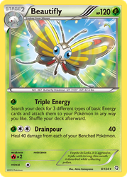Beautifly Pokémon TCG card art