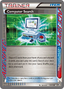 Computer Search card art