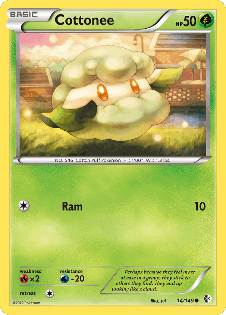 Cottonee #14 from Boundaries Crossed - Common - Illustrated by sui